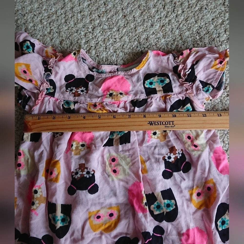 Okie Doki Adorable Pink top & shorts Set size 5T